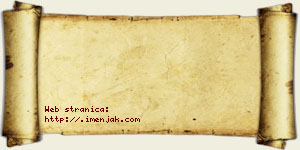 Jasna Michaud vizit kartica